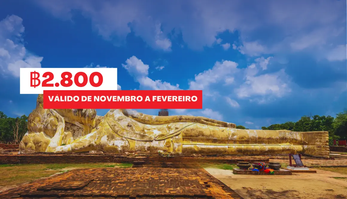 Ilustração do Passeio Ayutthaya em Português