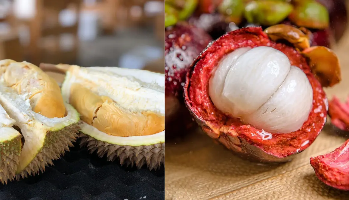 Frutas exoticas da Tailandia. Prove as frutas exoticas no passeio Tuk Tuk gastronômico Chiang Mai.