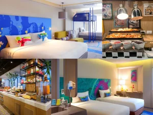 Quarto moderno com iluminação natural no Tinidee Trendy Bangkok Khaosan. Bangkok: Onde se hospedar em 2025 | Guia Completo com Hotéis e Regiões.