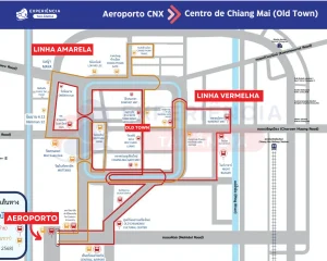 Shuttle Bus no aeroporto de Chiang mai, Ônibus do Aeroporto de Chiang Mai (Airport Shuttle)