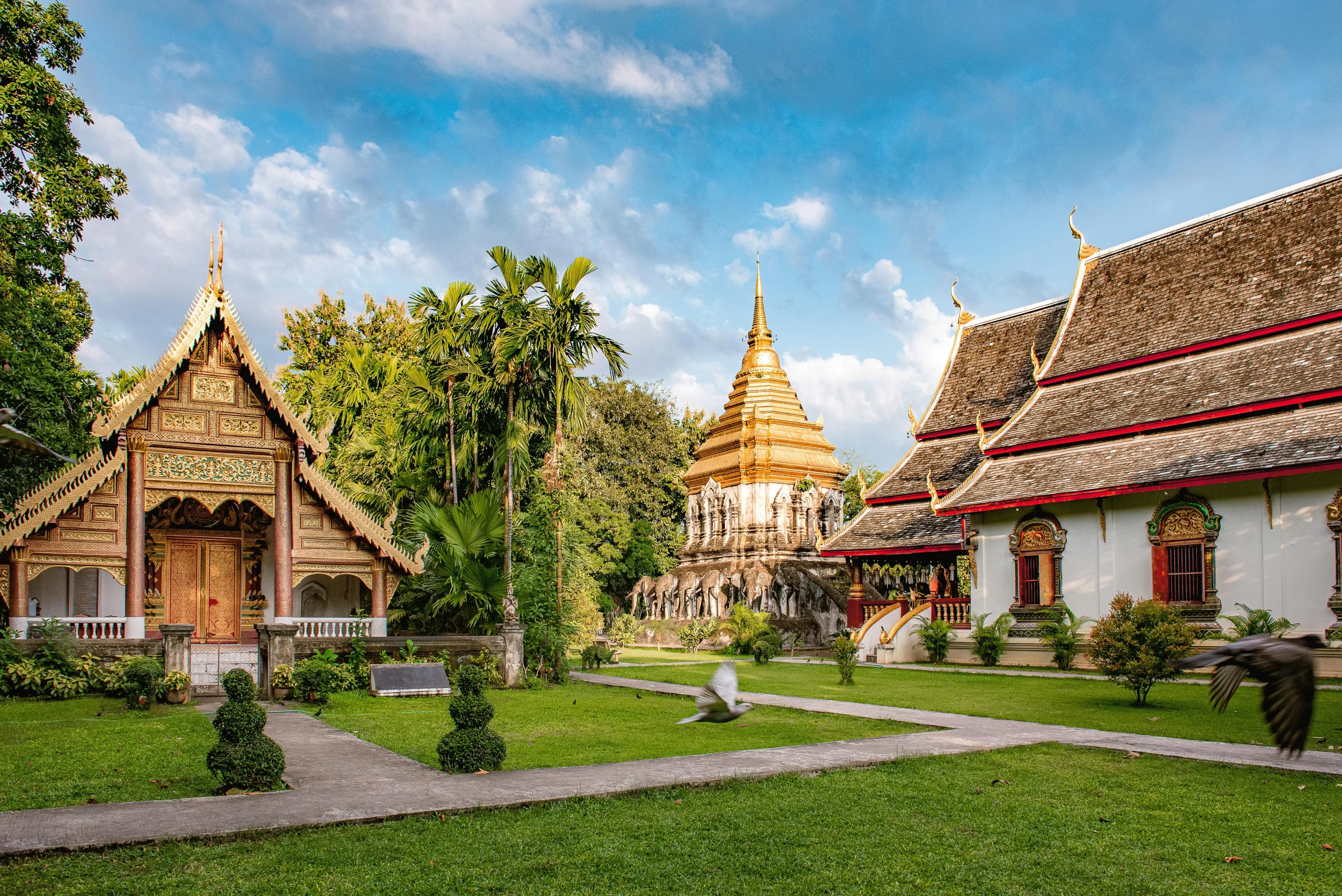 Ilustração Como ir do aeroporto de Chiang Mai ao centro da cidade (Old Town)