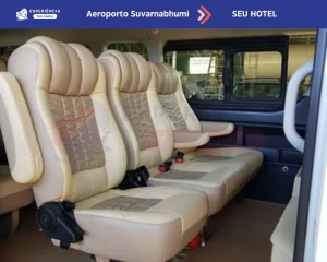 translado privado do aeroporto de bangkok até seu hotel com a Experiência Tailândia