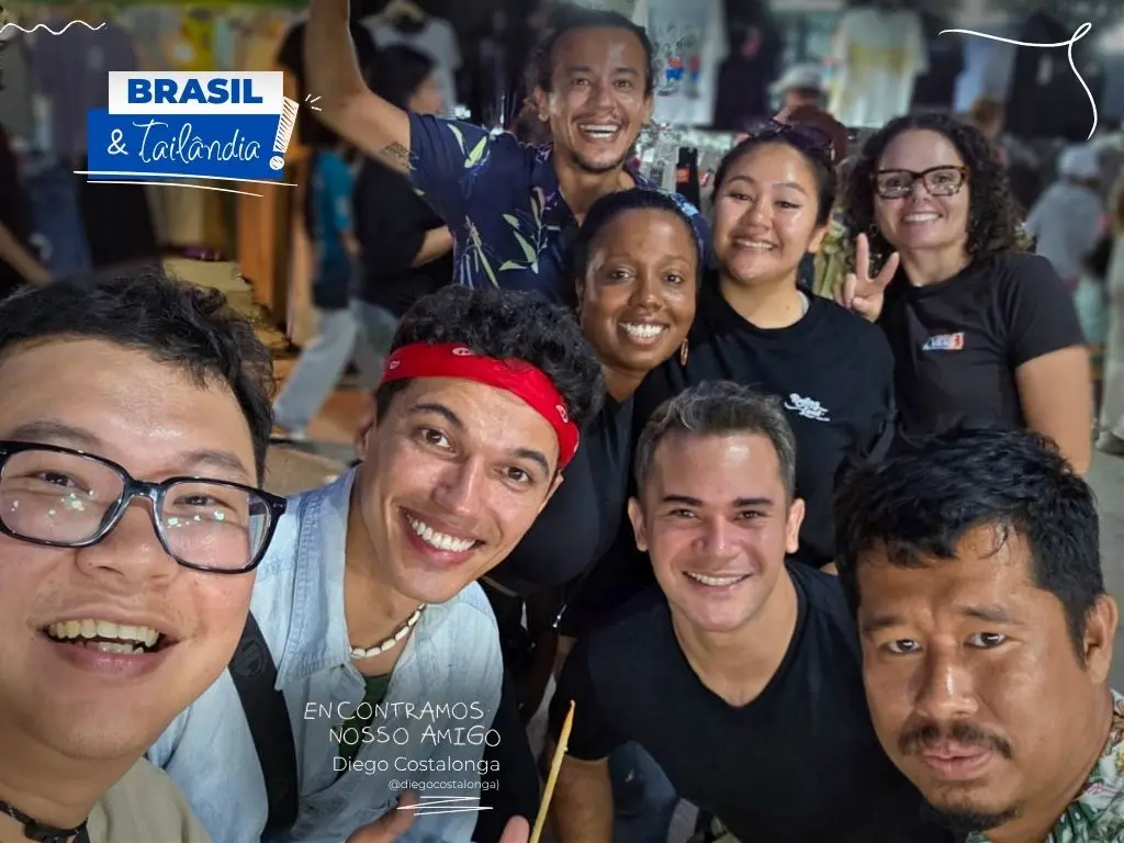 Diego Costalonga, comemorando o Phi Ta Khon junto com os tailandeses e registramos esse momento.