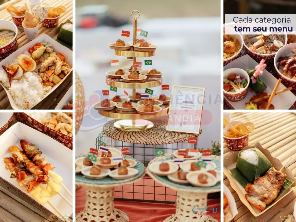 Réveillon na Tailândia: festa de final de ano com varias comidas gostosas.
