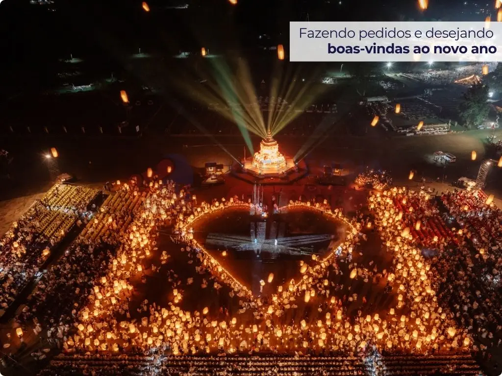 Réveillon na Tailândia: Edição extra do festival das lanternas na tailandia, dia 31/12/2025.