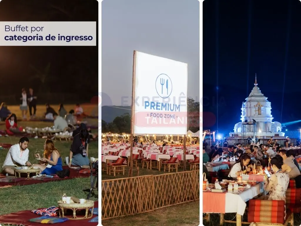 Réveillon na Tailândia: buffet completo.