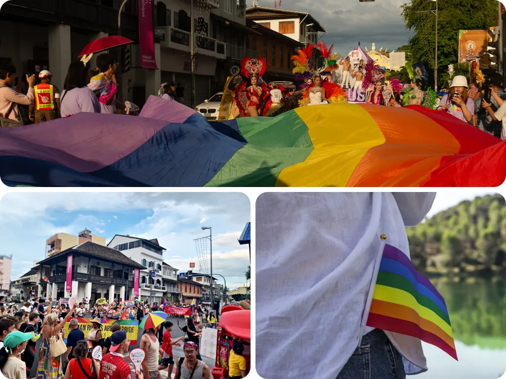 Desfile do mês do orgulho Gay na Tailandia. Chiang Mai Pride, como é a Tailandia em relação a comunidade LGBTQIA+