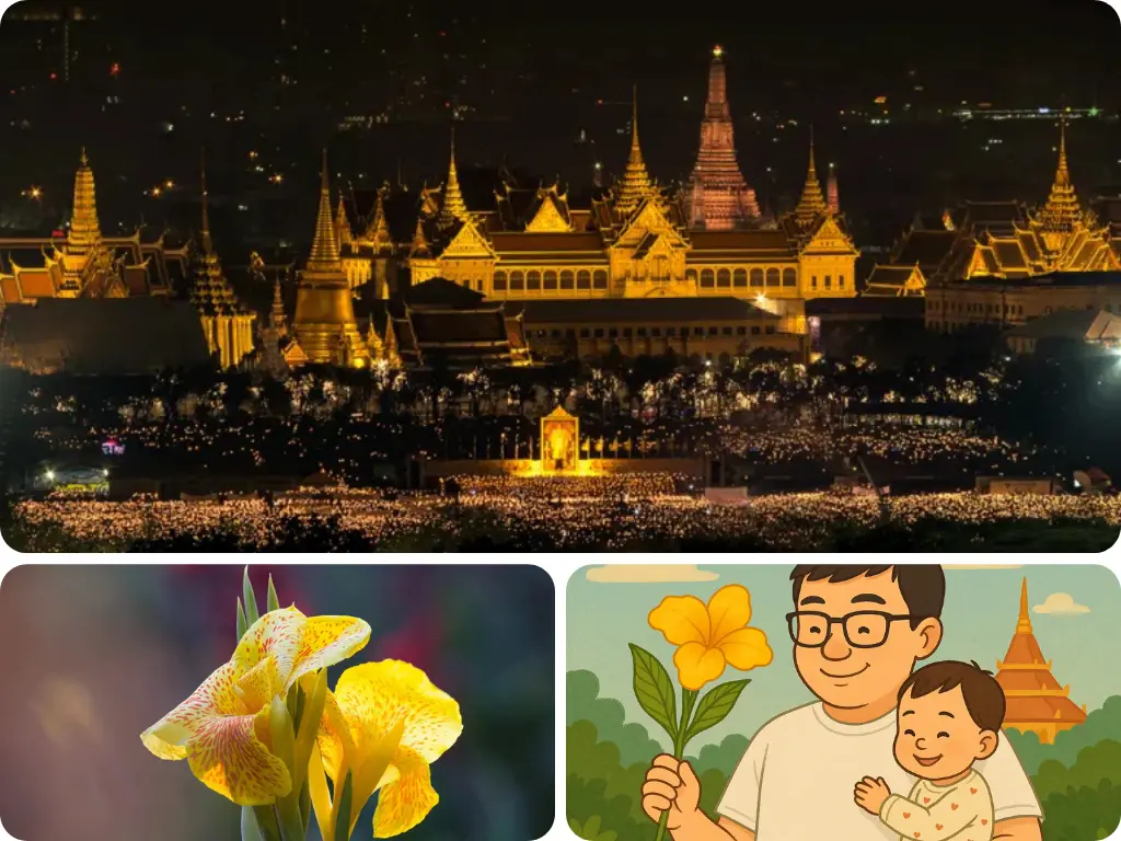 Dia dos pais na tailandia. 