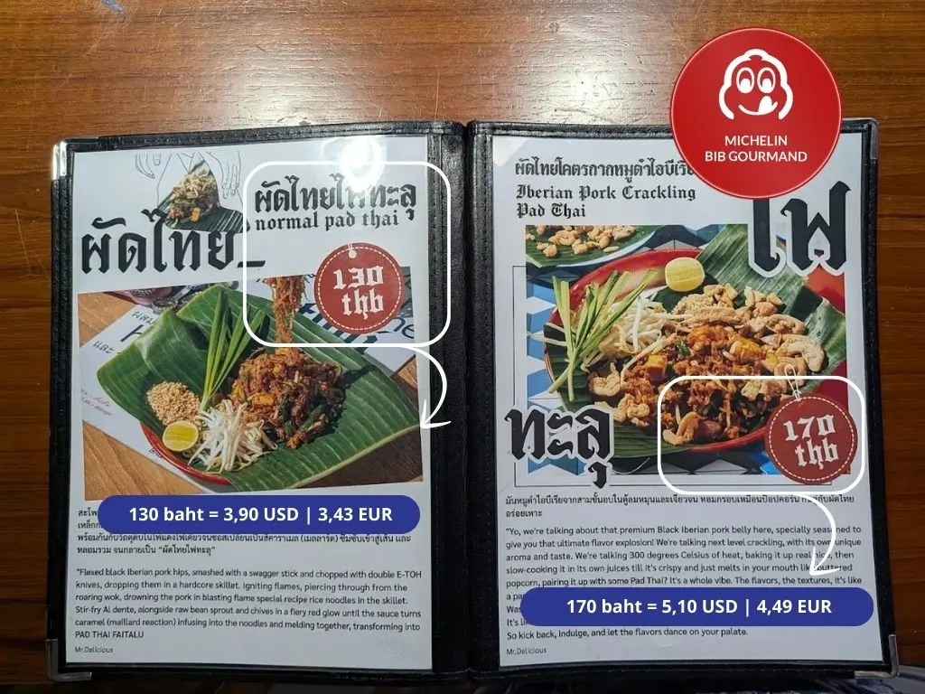 Comida típica de Tailandia: precios para comer como un local