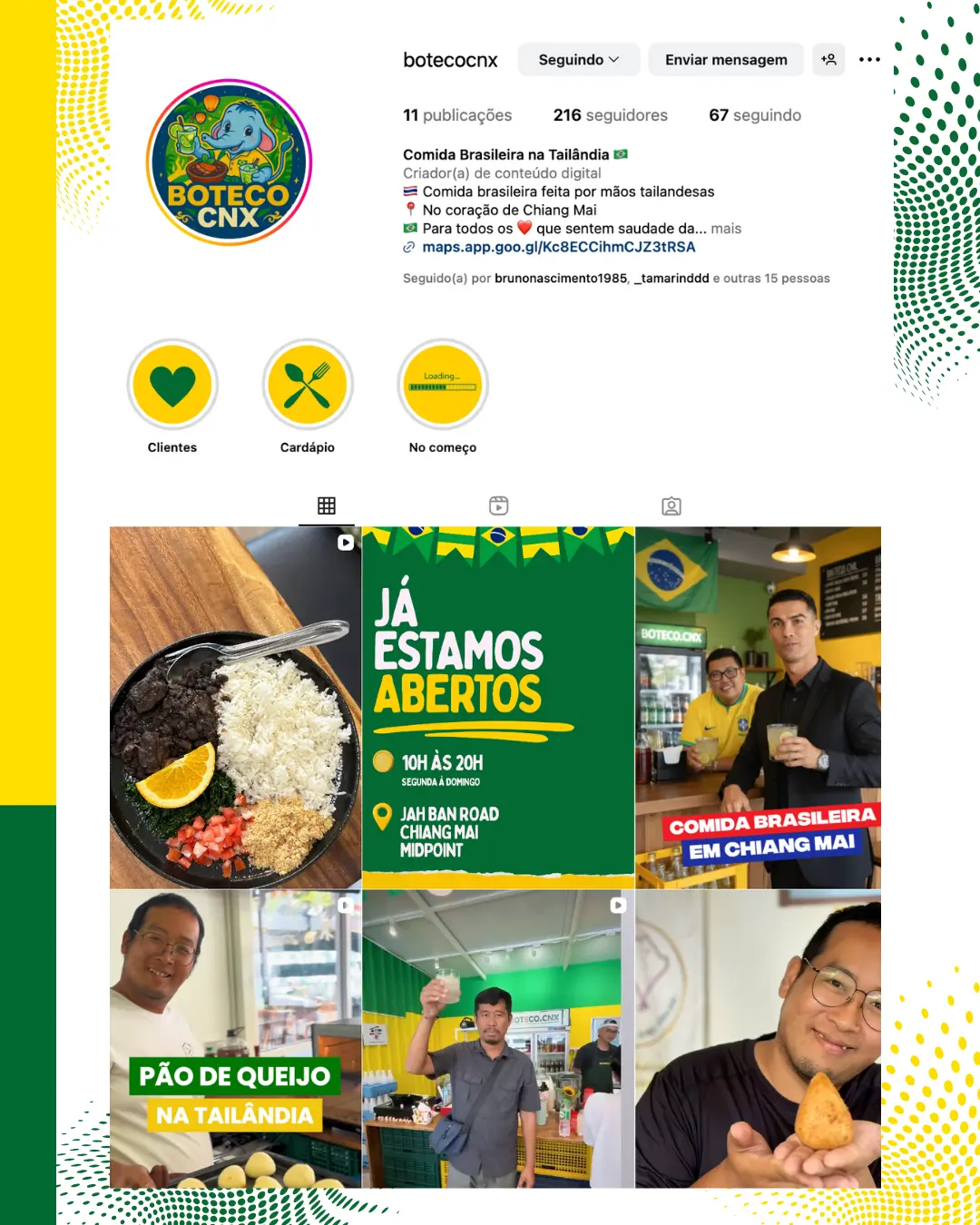 Boteco CNX: o primeiro restaurante de comida brasileira em Chiang Mai